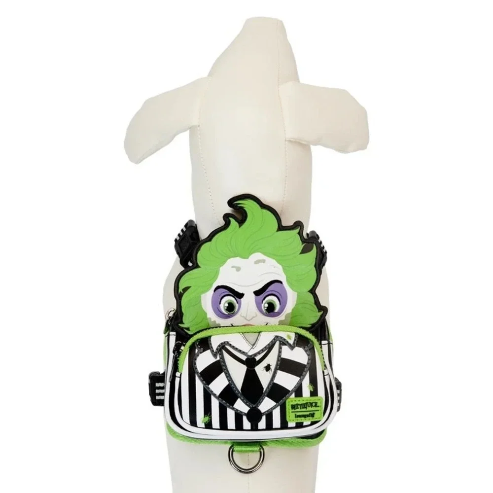 Loungefly‎ Beetlejuice Cosplay Mini Backpack Size Medium Dog Harness
